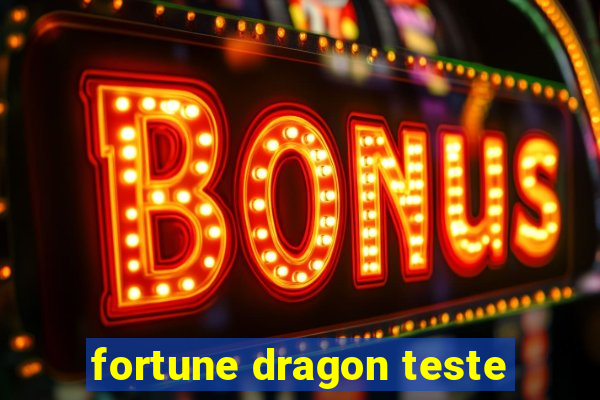 fortune dragon teste